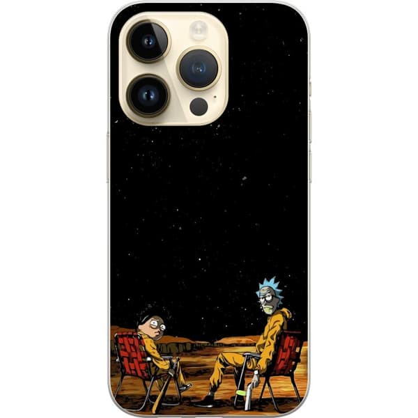 Kompatibelt Mobilskal till Apple iPhone 14 Pro Rick and Morty