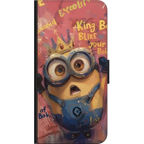 Kompatibel Tegnebogsetui til OnePlus 7 Pro Minion Med Krona