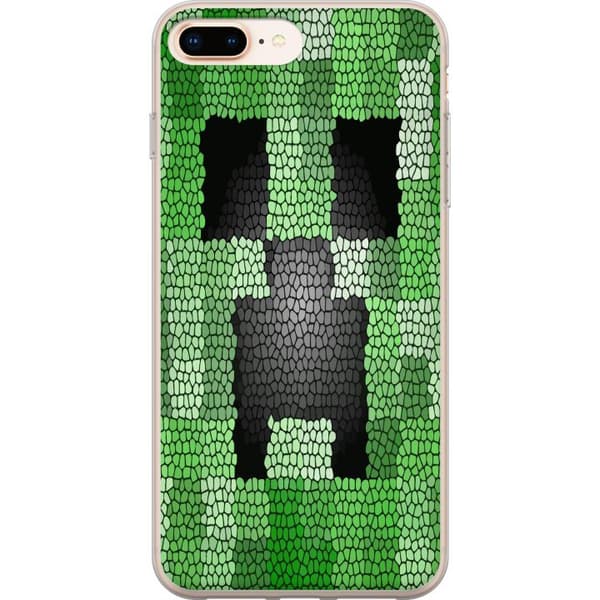 Yhteensopiva Puhelinkuori Apple iPhone 8 Plus Creeper / Minecraft