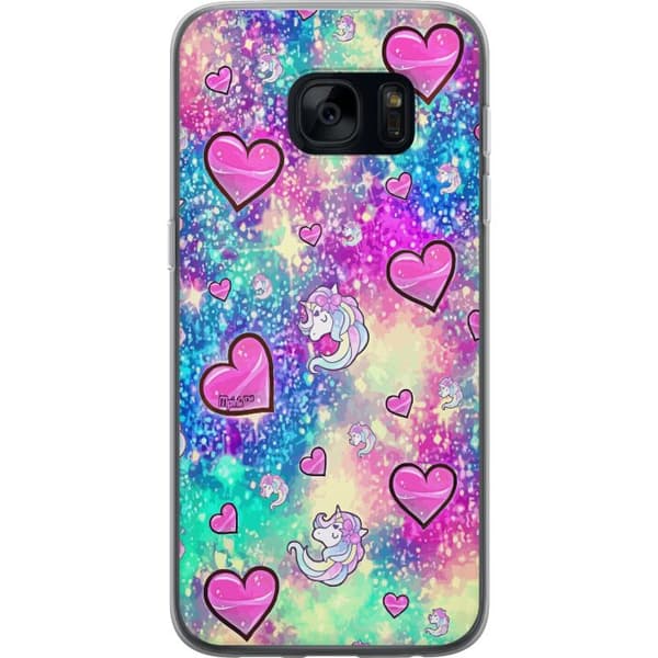 Kompatibelt Mobildeksel til Samsung Galaxy S7 Enhörning