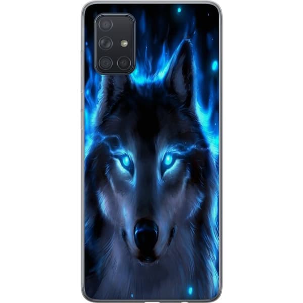 Kompatibelt Mobildeksel til Samsung Galaxy A71 ulv