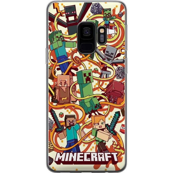 Kompatibelt Mobilskal till Samsung Galaxy S9 Minecraft