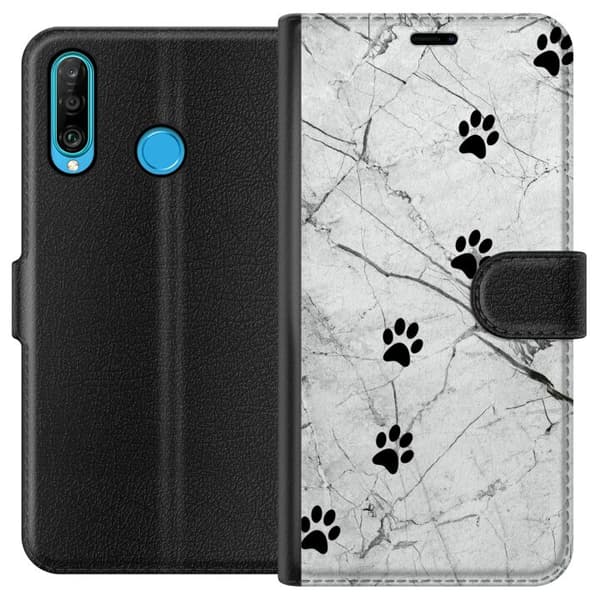 Kompatibel Tegnebogsetui til Huawei P30 lite Kopper