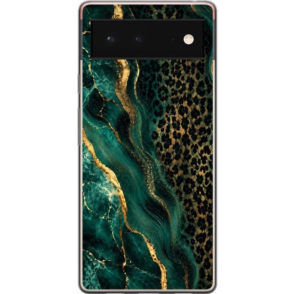 Kompatibel Mobilcover til Google Pixel 6 Smaragdleopard