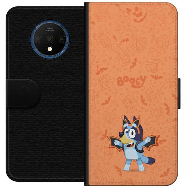 Kompatibel Tegnebogsetui til OnePlus 7T Søde tegnede Halloweenmotiver for børn