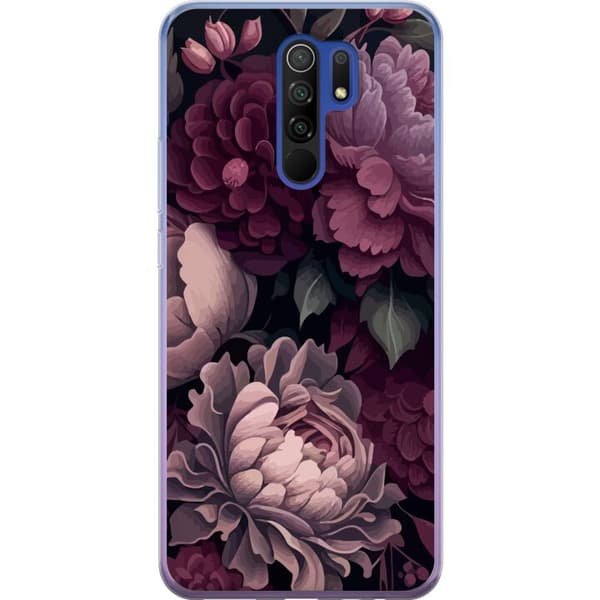 Kompatibelt Mobilskal till Xiaomi Redmi 9 Blommor