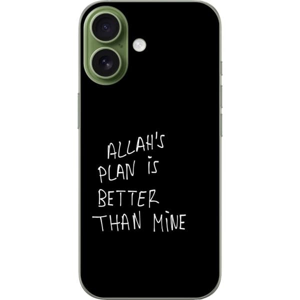 Kompatibelt Mobildeksel til Apple iPhone 17 Allahs plan är bättre än min