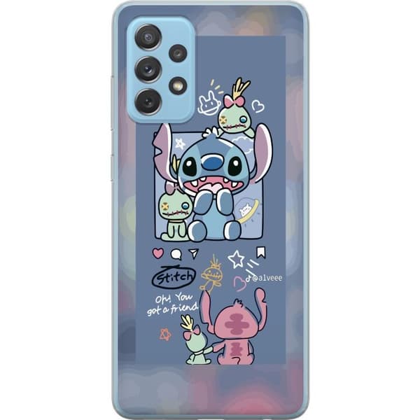 Kompatibelt Mobildeksel til Samsung Galaxy A72 5G Stitch Venner