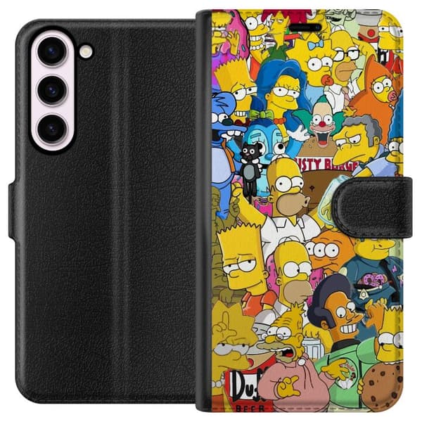 Kompatibelt Lommeboketui til Samsung Galaxy S23+ Simpsons