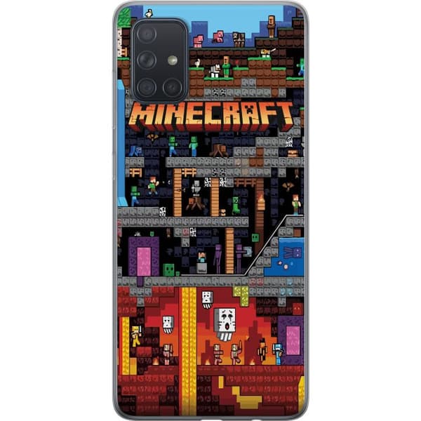 Kompatibelt Mobildeksel til Samsung Galaxy A71 Minecraft