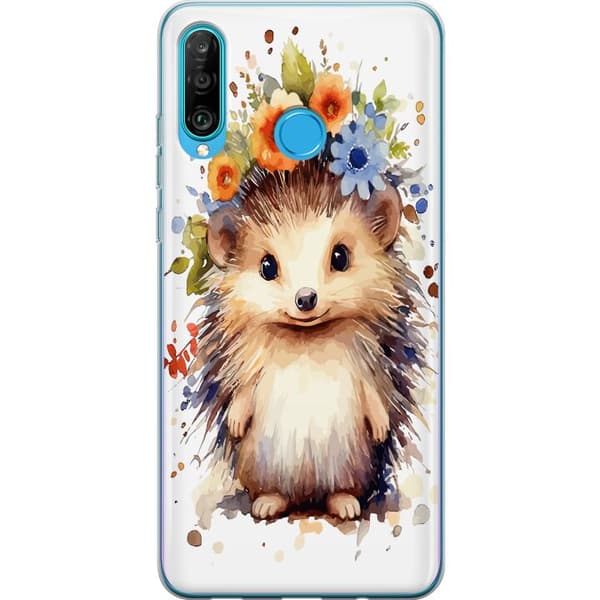 Kompatibelt Mobilskal till Huawei P30 lite Igelkott