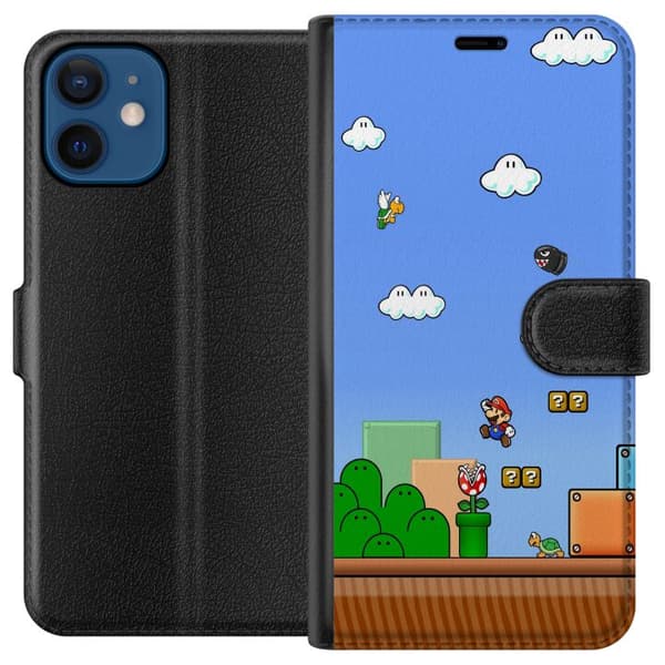 Kompatibelt Lommeboketui til Apple iPhone 12 Mario