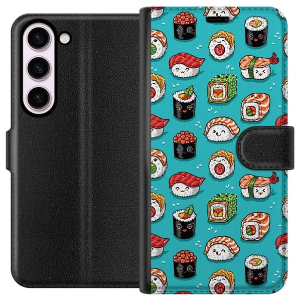 Kompatibelt Plånboksfodral till Samsung Galaxy S23 Sushi