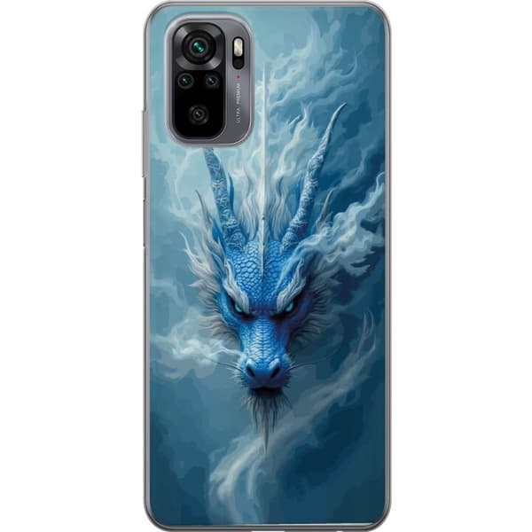Kompatibelt Mobildeksel til Xiaomi Redmi Note 10S Episk fantasidesign med isdrake