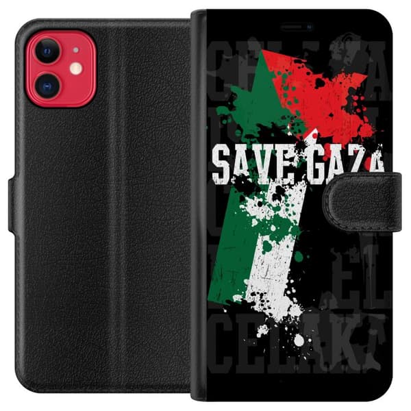 Kompatibelt Plånboksfodral till Apple iPhone 11 Free Palestine