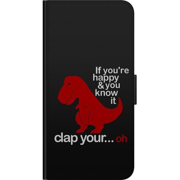 Kompatibelt Plånboksfodral till Samsung Galaxy A20s Dinosaurie
