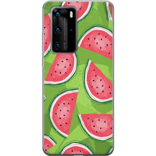 Kompatibelt Mobildeksel til Huawei P40 Pro Vattenmelon