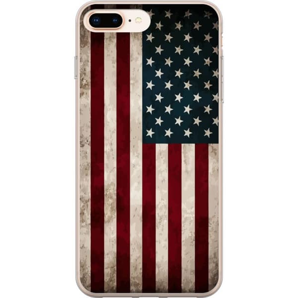 Kompatibel Mobilcover til Apple iPhone 8 Plus USA Flag