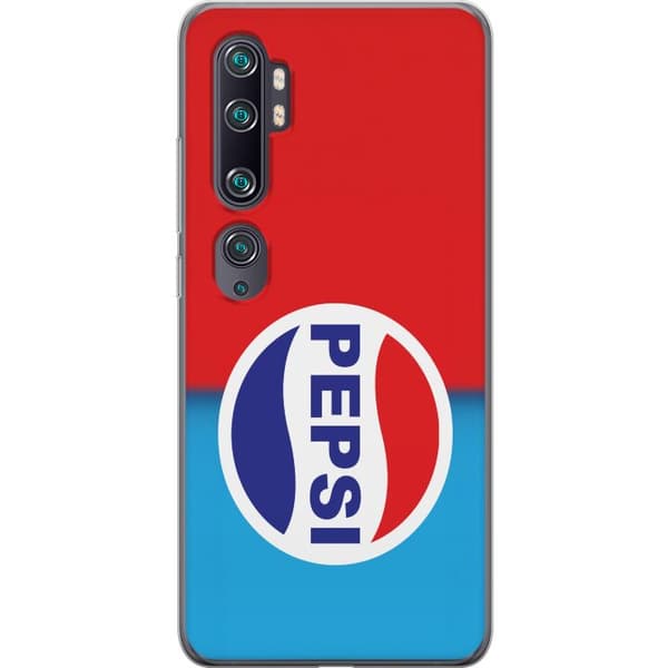 Kompatibelt Mobildeksel til Xiaomi Mi Note 10 Ikonisk Pepsi-design