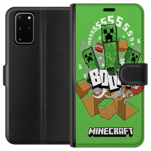Kompatibelt Plånboksfodral till Samsung Galaxy S20+ Minecraft