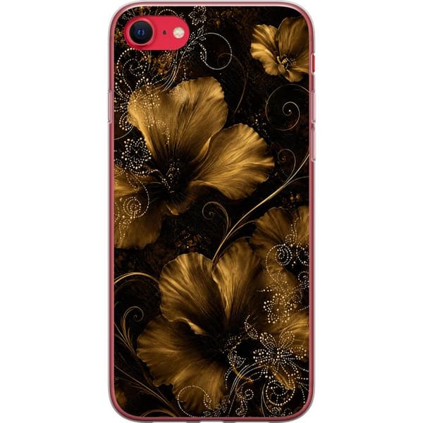 Kompatibelt Mobilskal till Apple iPhone SE (2020) Golden Bloom