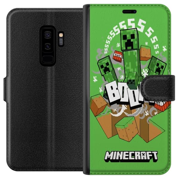 Kompatibelt Plånboksfodral till Samsung Galaxy S9+ Minecraft