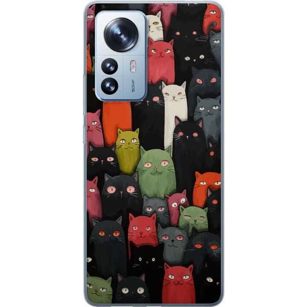 Kompatibelt Mobilskal till Xiaomi 12 Pro Katter