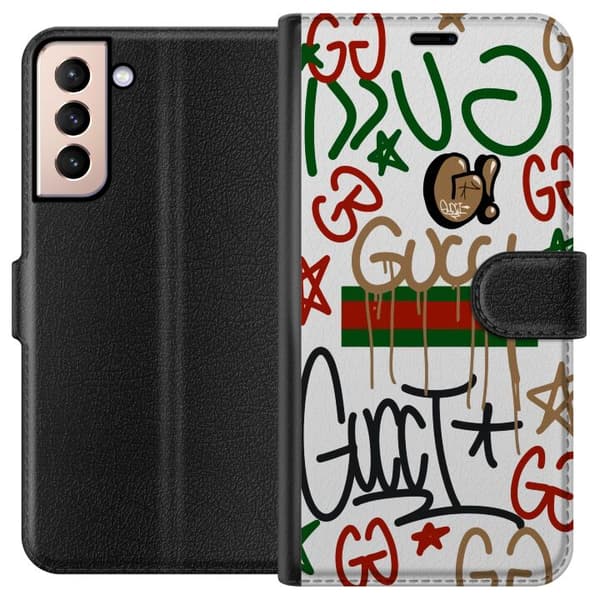 Kompatibelt Plånboksfodral till Samsung Galaxy S21 Guggi Graffiti