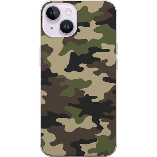 Kompatibelt Mobilskal till Apple iPhone 14 Militär