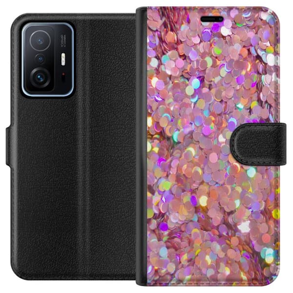 Kompatibelt Plånboksfodral till Xiaomi 11T Glitter
