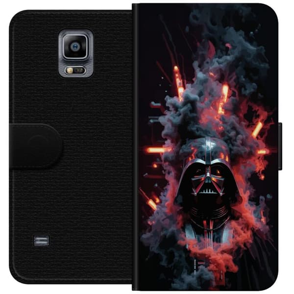 Yhteensopiva Lompakkokotelo Samsung Galaxy Note 4 Eepinen science fiction -motiivi ikonisella roistolla
