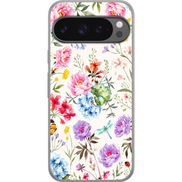 Kompatibelt Mobildeksel til Google Pixel 9 Pro XL Blomsterselskapet