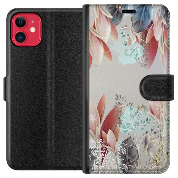 Kompatibelt Plånboksfodral till Apple iPhone 11 Blommor