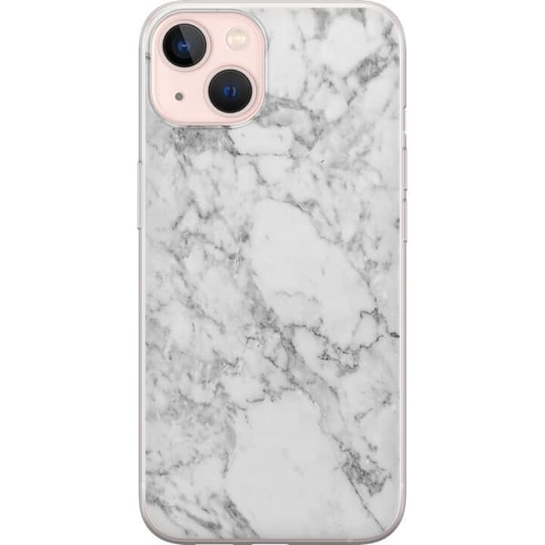 Kompatibel Mobilcover til Apple iPhone 13 Marmor Hvid