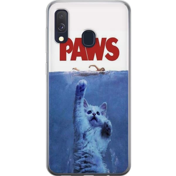 Kompatibelt Mobilskal till Samsung Galaxy A40 Paws