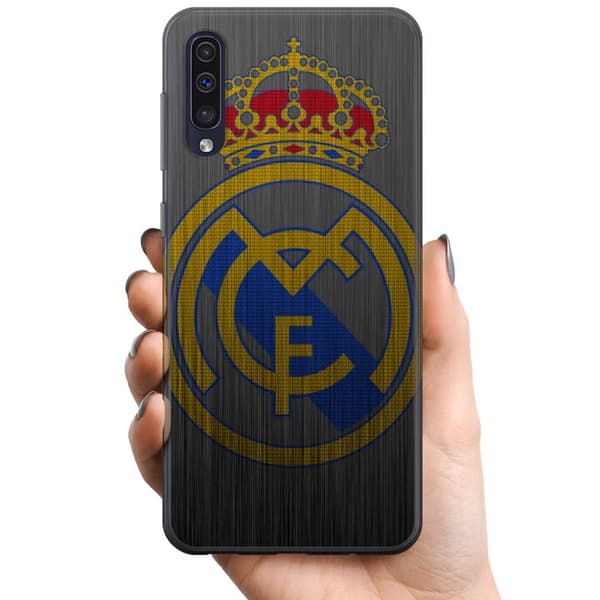 Kompatibelt Mobildeksel til Samsung Galaxy A50 Real Madrid CF