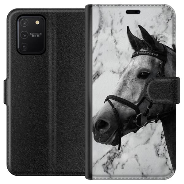 Kompatibelt Lommeboketui til Samsung Galaxy S10 Lite Marmor med hest