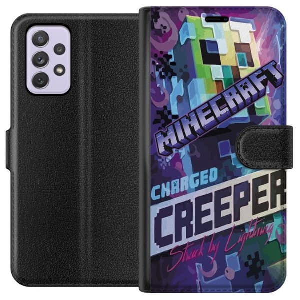 Kompatibelt Lommeboketui til Samsung Galaxy A52s 5G Minecraft