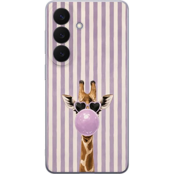 Kompatibelt Mobildeksel til Samsung Galaxy S26 Giraff med tuggummibubbla