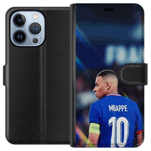 Kompatibel Tegnebogsetui til Apple iPhone 13 Pro Kylian Mbappé Frankrike