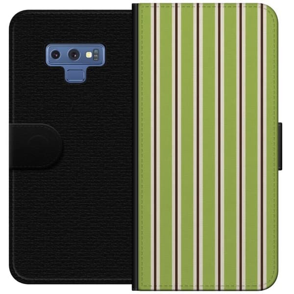 Kompatibelt Lommeboketui til Samsung Galaxy Note9 Match linjer