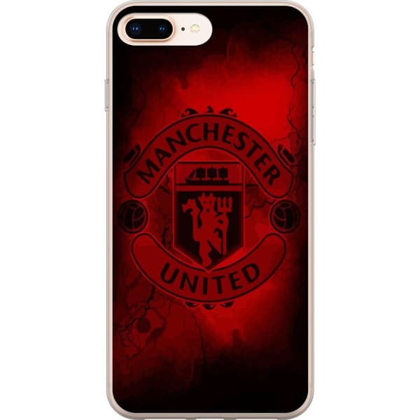 Kompatibelt Mobildeksel til Apple iPhone 8 Plus Manchester United