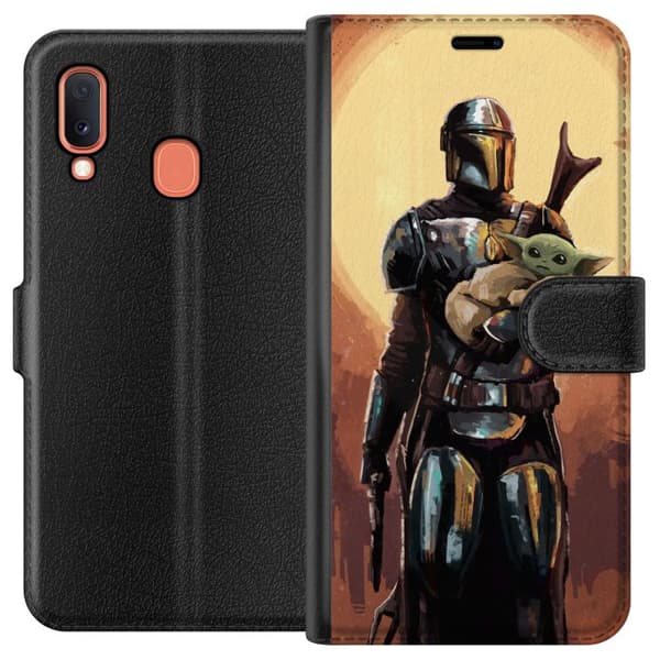 Kompatibelt Lommeboketui til Samsung Galaxy A20e Baby Yoda