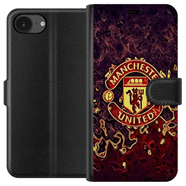 Kompatibel Tegnebogsetui til Apple iPhone 16e Manchester United