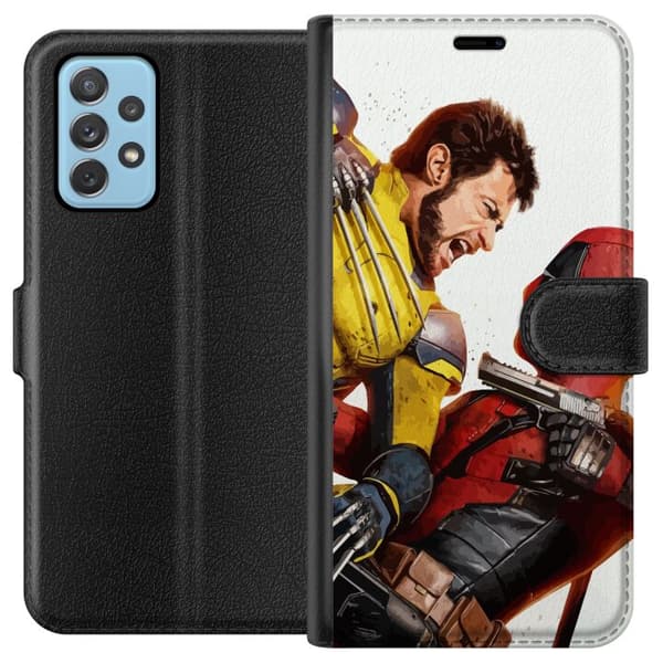 Kompatibel Tegnebogsetui til Samsung Galaxy A52 5G Deadpool & Wolverine