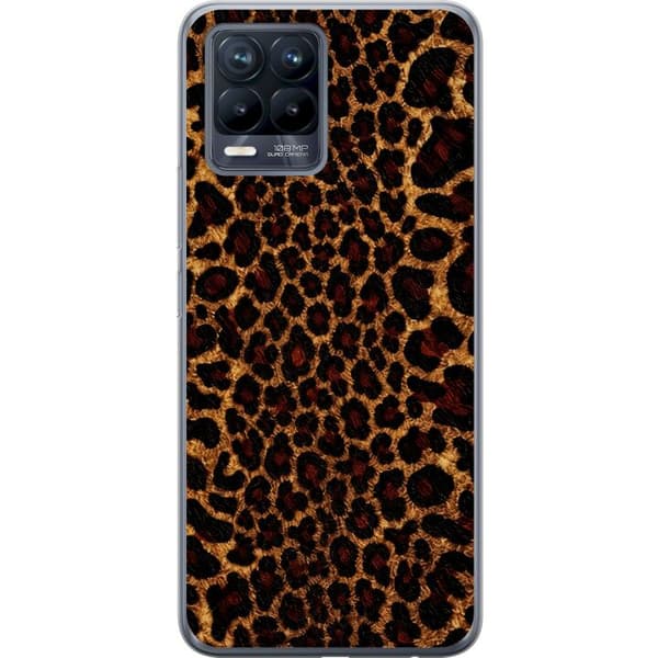 Kompatibelt Mobilskal till Realme 8 Leopard Icon
