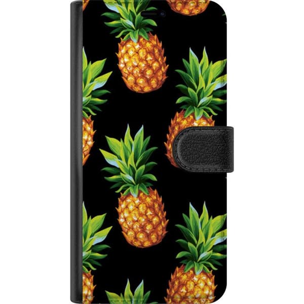 Kompatibelt Plånboksfodral till Samsung Galaxy S9+ Ananas
