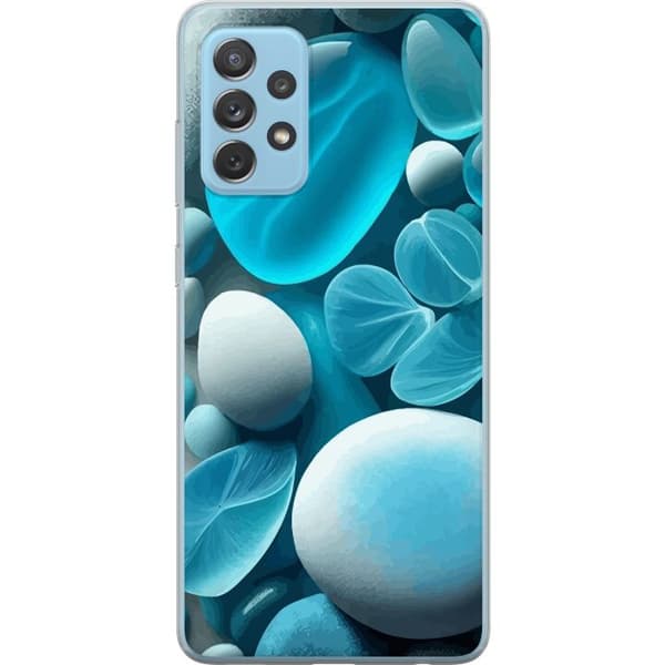 Kompatibelt Mobilskal till Samsung Galaxy A52 5G Glasstenar