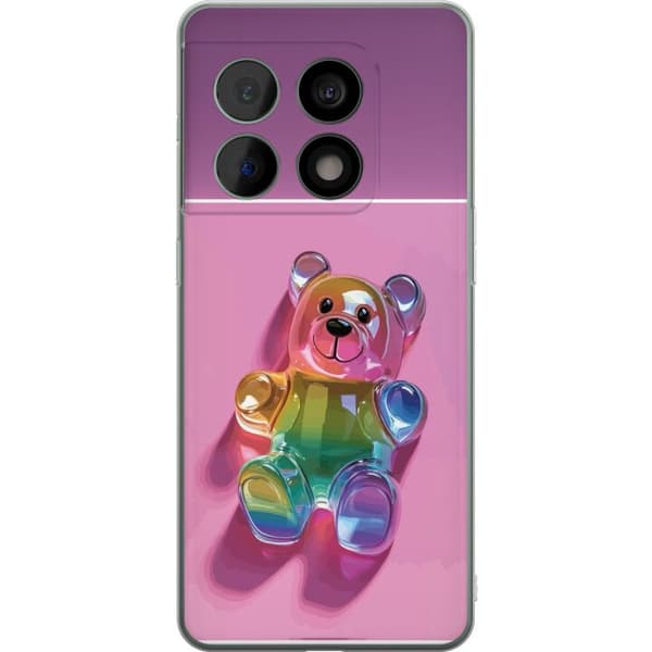 Kompatibelt Mobilskal till OnePlus 10 Pro Gullig nalledesign med regnbågstema