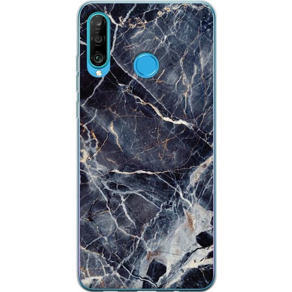 Kompatibelt Mobilskal till Huawei P30 lite Marbled